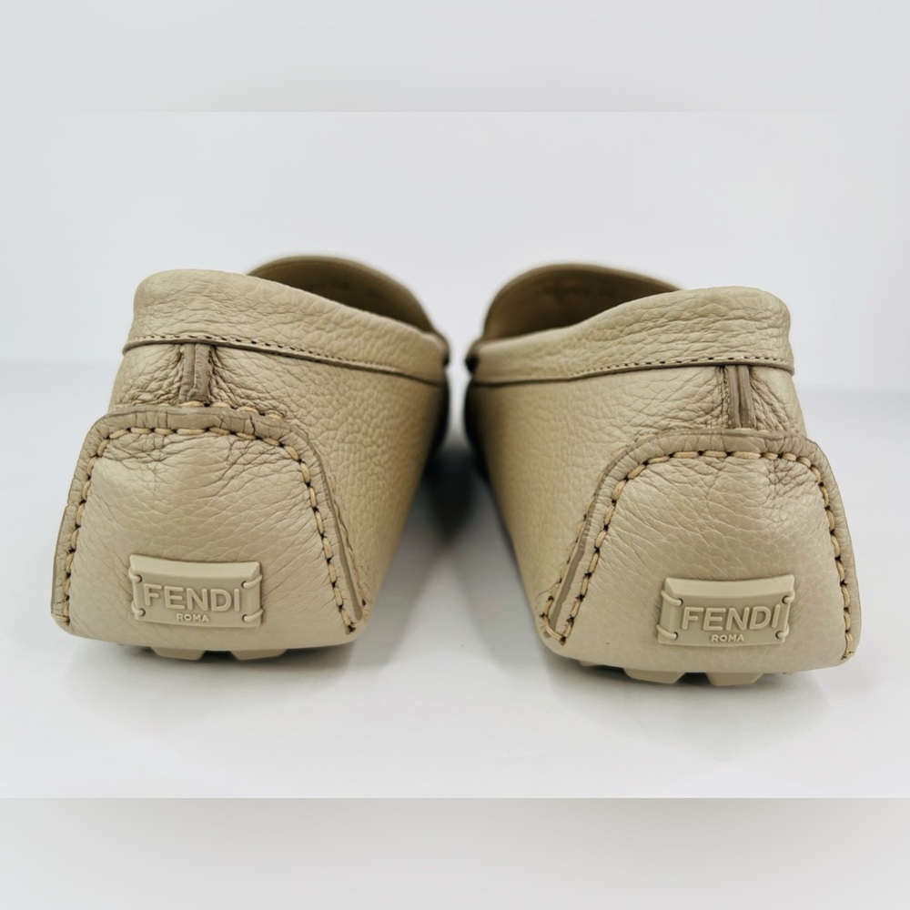 Fendi O'Lock FF Jacquard Logo Driving Leather Shoes UK 10 - US 11 - EU 44 - Picture 5 of 14